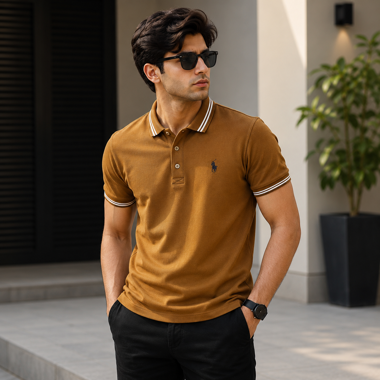 Premium Men's Polo Shirt | Classic Fit β White