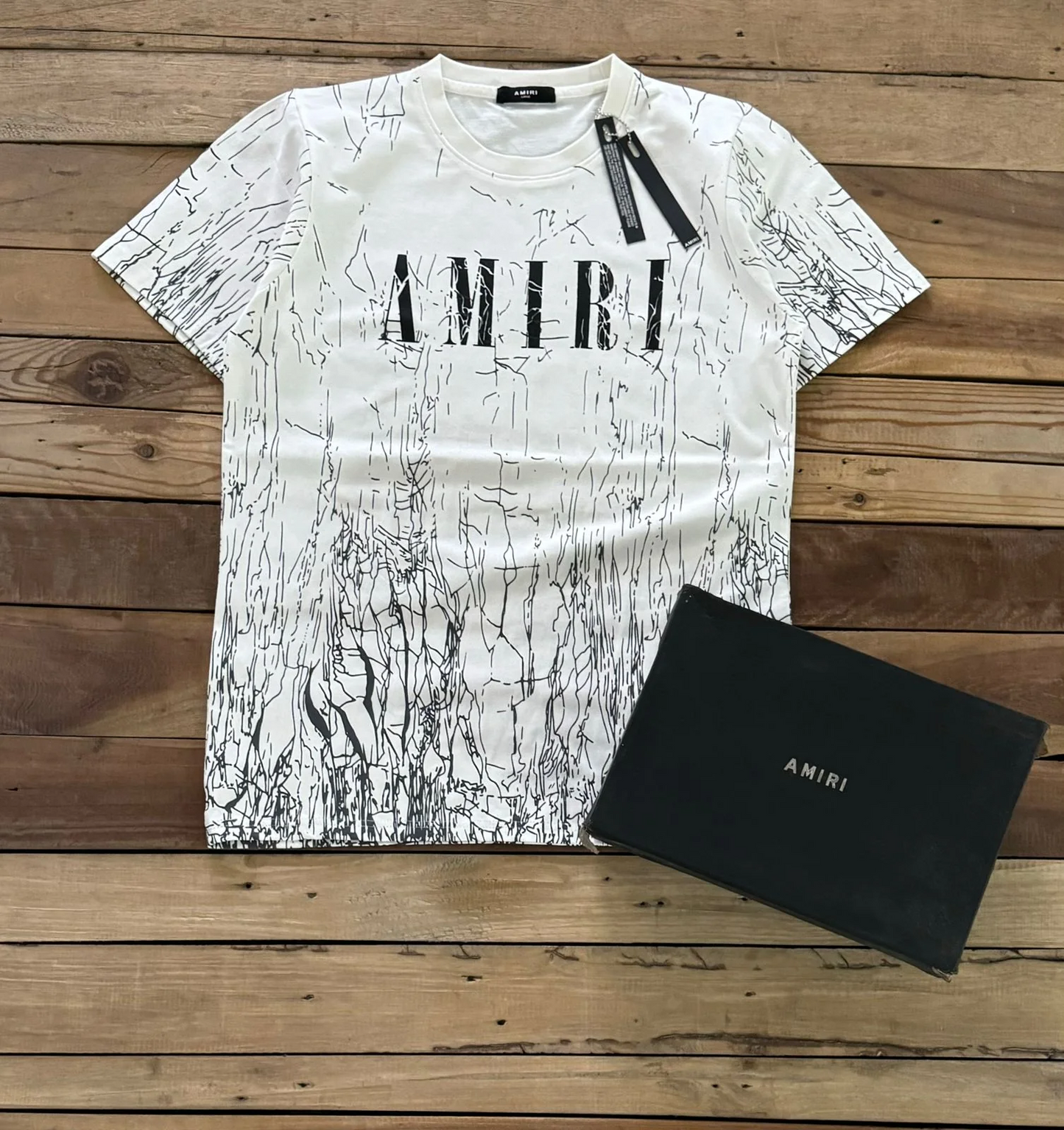 Amiri Marble Print T-Shirt