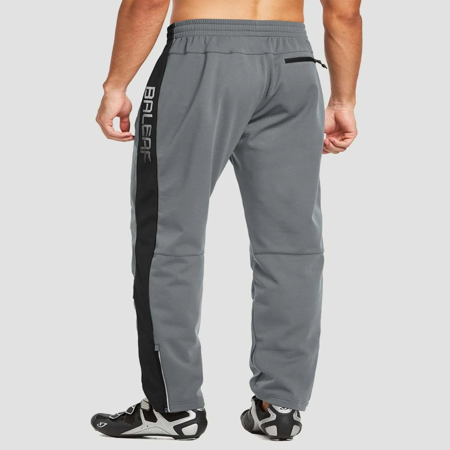 Grey & Black Side Panel Sports Trouser