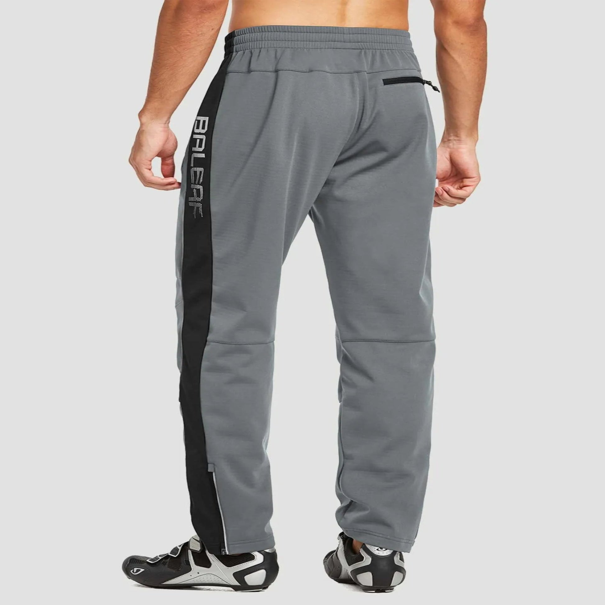 Grey & Black Side Panel Sports Trouser