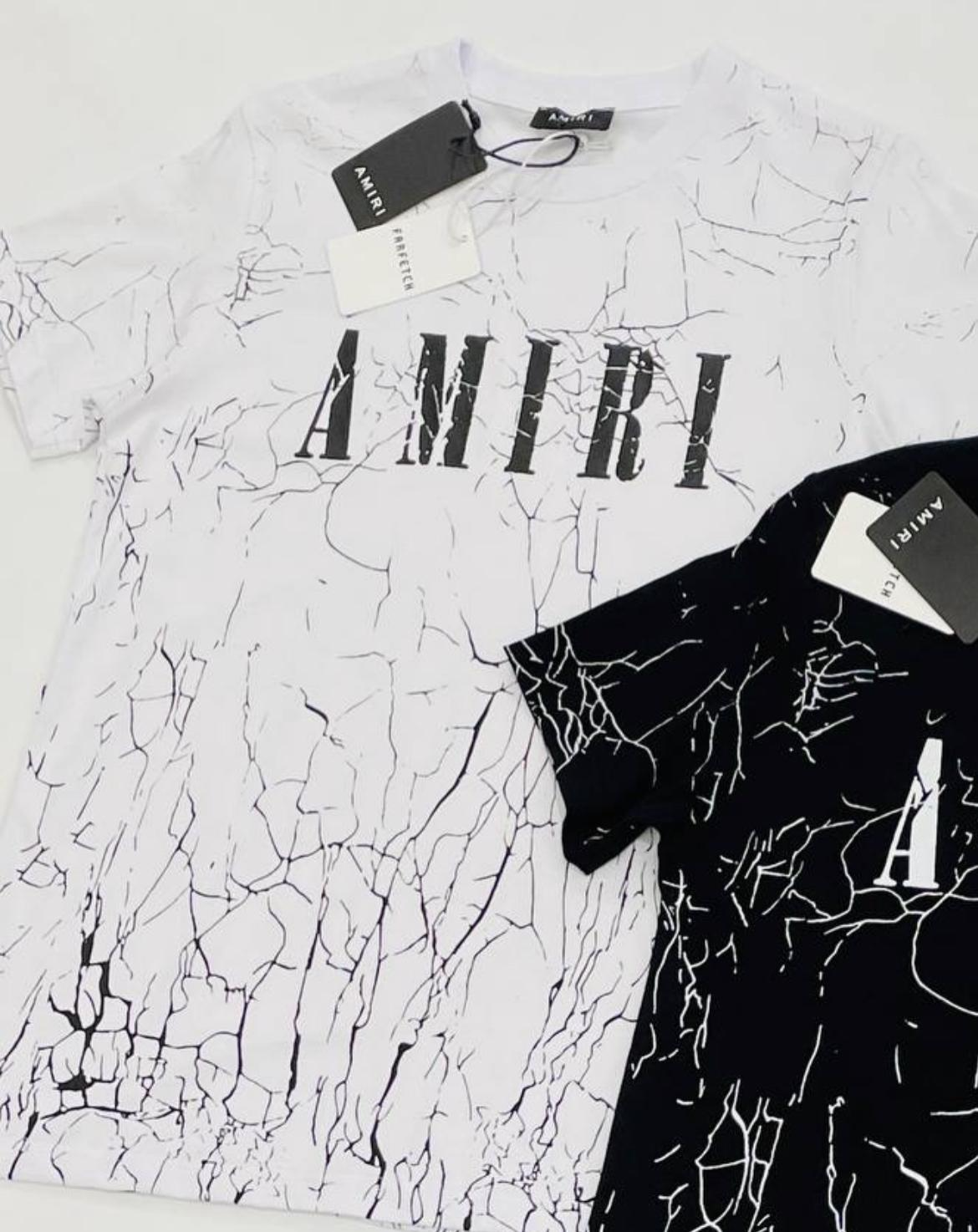 Amiri Marble Print T-Shirt