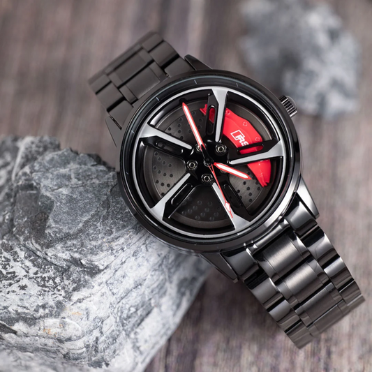 Car Wheel Watch – Red Caliper Edition