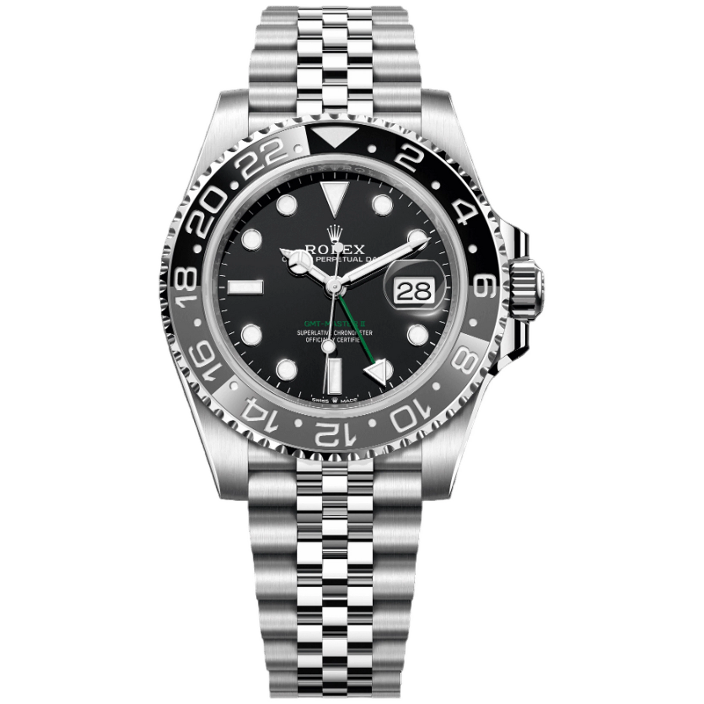 GMT-Master II Style Watch – Stainless Steel Jubilee